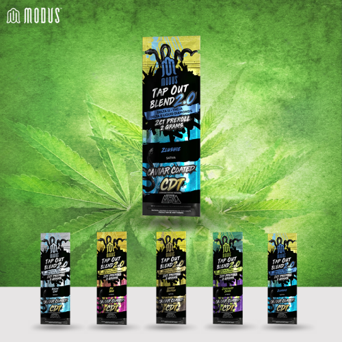 Modus Tap Out Blend 2.0 Delta Live Resin Pre Roll 2gm/2ct/10pk 